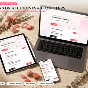 Luxe Bachelorette OS | Interactive Itinerary, Budget Splitter, MOH Guide (Digital Download) image 10