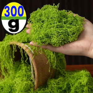 30g konstgjord grön mossgräs för landskapsarkitektur mini-konstväxter för gör-det-själv-hantverk terrarium heminredning vardagsrumsstyling