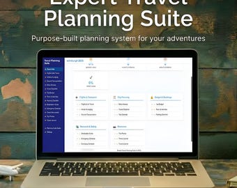 Expert Travel Planner System | Professional Workspace for Simplified, Perfectly Organized Travel