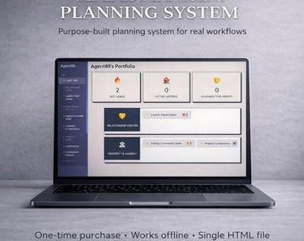 Real Estate Agent Comprehensive Planning Suite: Transaction Pipeline Finance Marketing ROI System