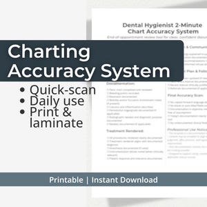 Checklista för tandhygienistjournaler – 2-minuters dokumentationsgranskningssystem för tydliga kliniska anteckningar