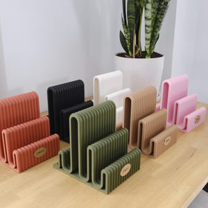 Byron Desk Organiser | Letter Mail Holder | Files Organizer, Paper Tray, Folders Rack | Laptop, Tablet  Stand | Home Office | Cute Homeware