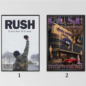 Rush Concert Poster - Etsy