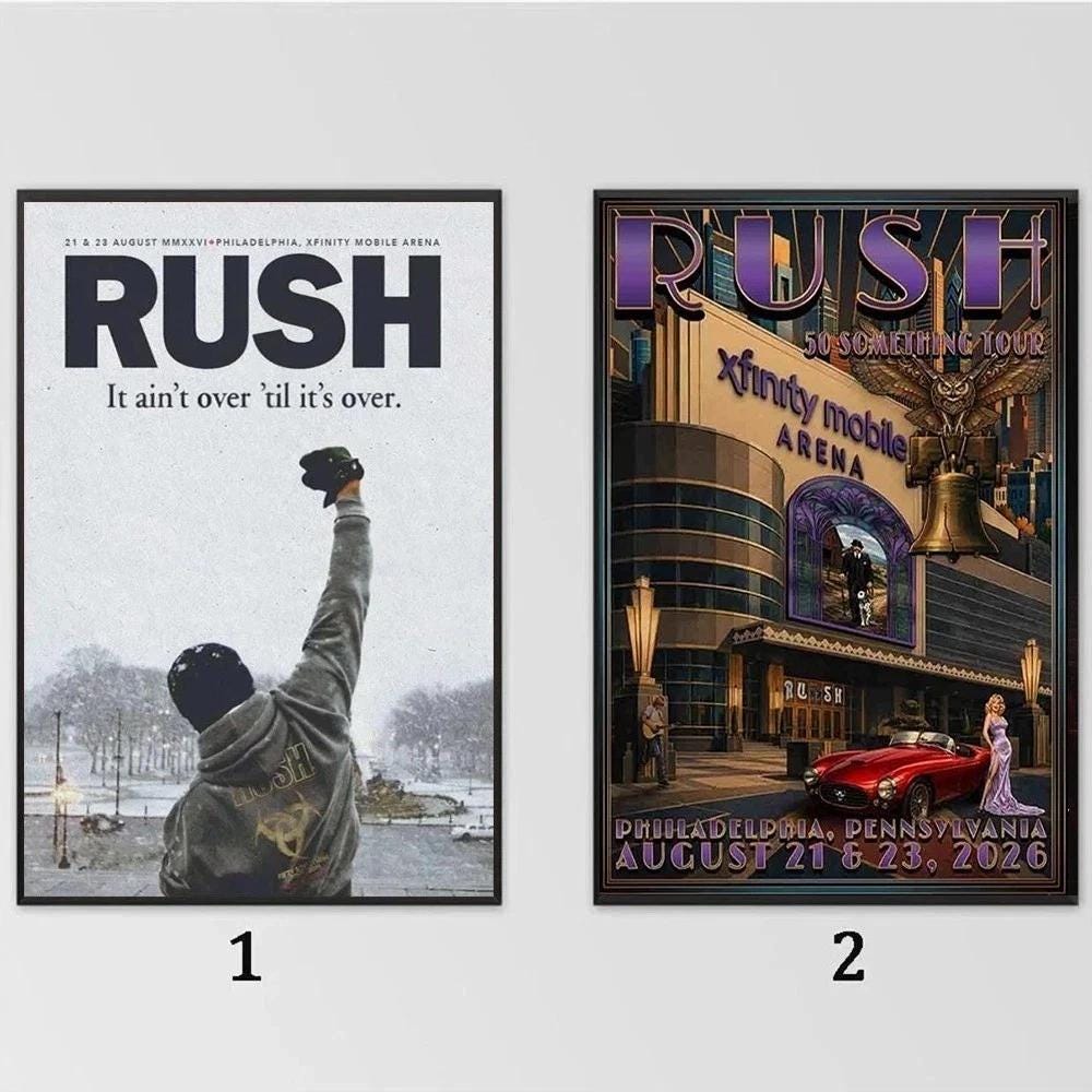 Rush Tour Poster - Etsy
