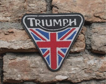 Logo Triumph embroidered patch Sew-on or iron-