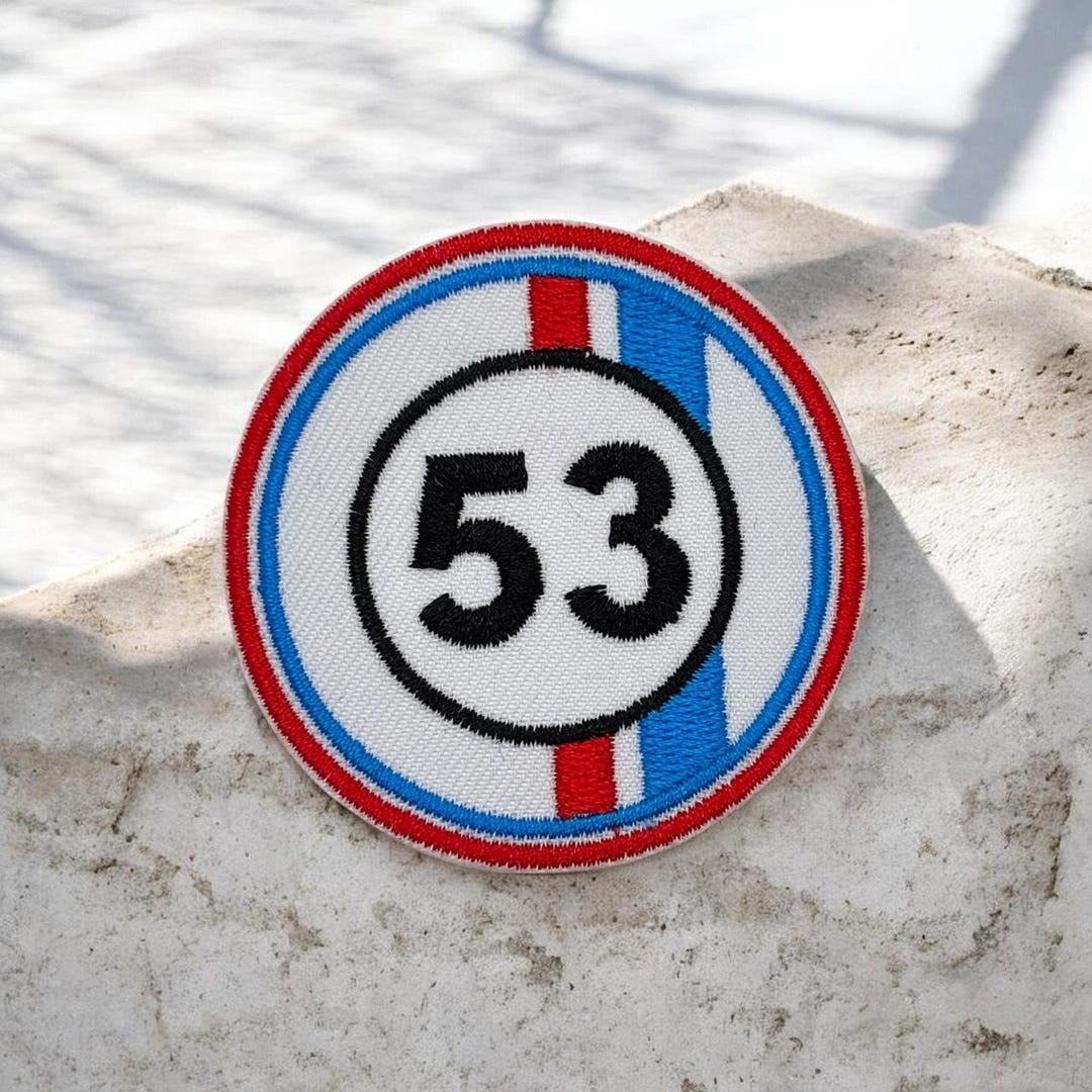 Custom Racing Number 53 Racing Number 53 Patch Embroidered Patch Sew-on or Iron- - Etsy