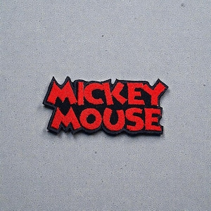 Parche bordado de Mickey Para coser o planchar