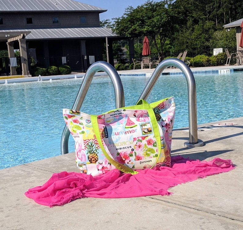 Flamingo Beach Bag Pineapple Beach Bag
