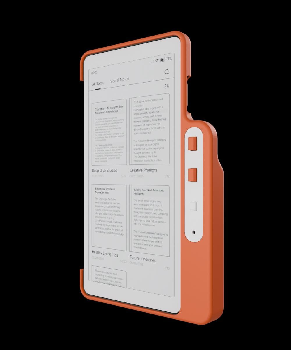 Viwoods Aipaper Reader Case | 3D Printed, Comfort Grip & Page-turn