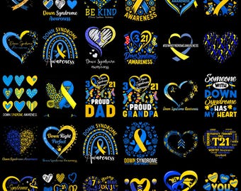 Down Syndrome Awareness Png, Down Syndrome Sock, Heart Ribbon Png, Down Syndrome Day, Blue Yellow Ribbon, Down Syndrome Mom Png