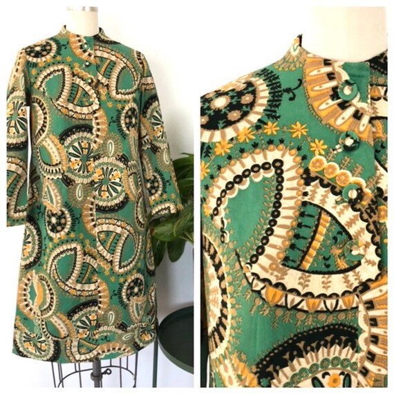 VTG 1960s Mod shift dress