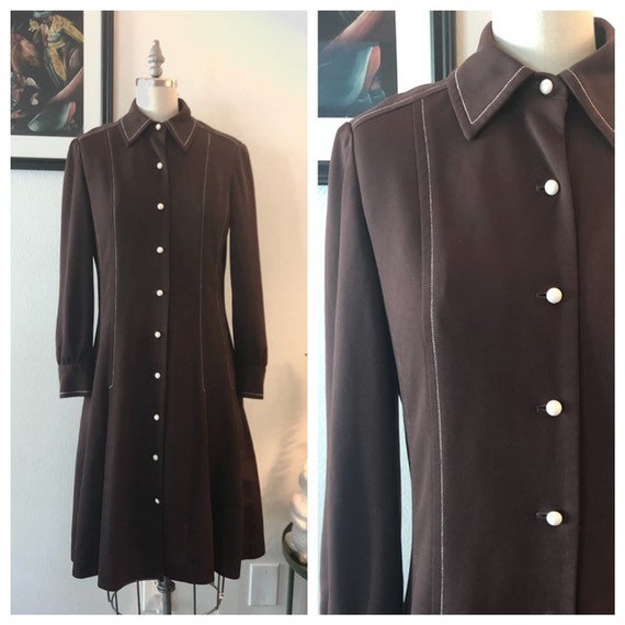 VTG 1970s shirt dress