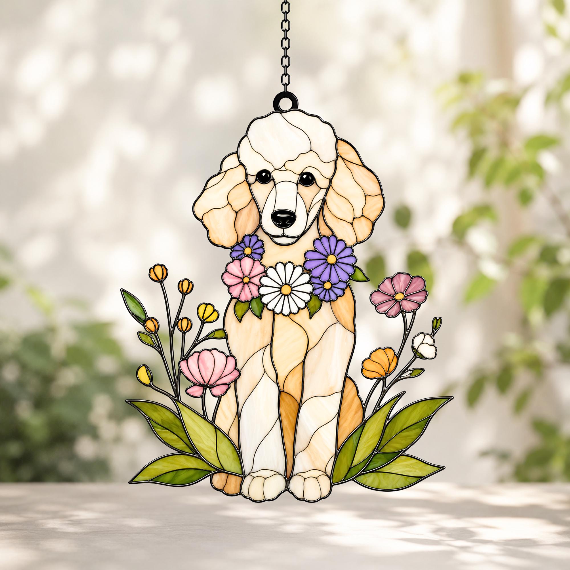 Poodle Stained Glass - Etsy