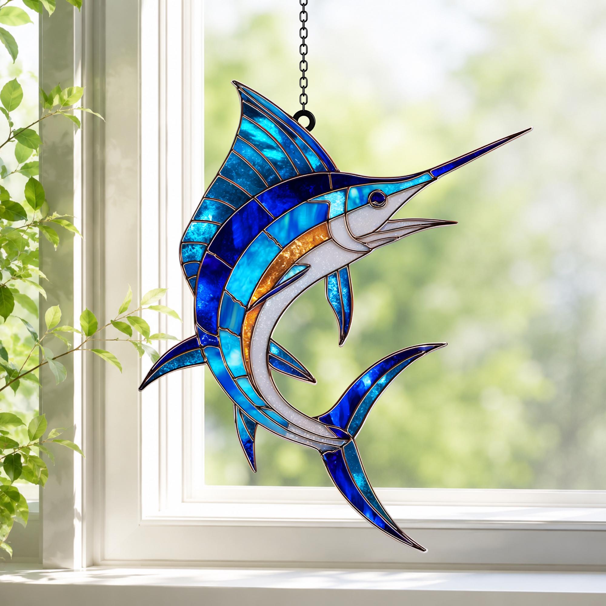 Blue Marlin Figurine - Etsy Canada