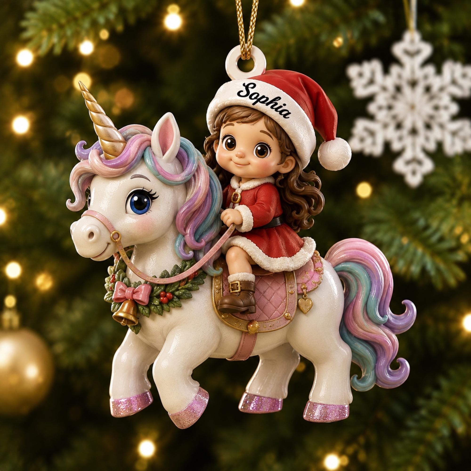 Christmas Ornament Girly - Etsy