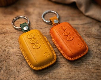 Bentley Key Fob Cover  Handmade Genuine Leather Key Holder  3D Molded, Hand Stitched  Keychain Bentayga, Continental GT/GTC, Flying Spur