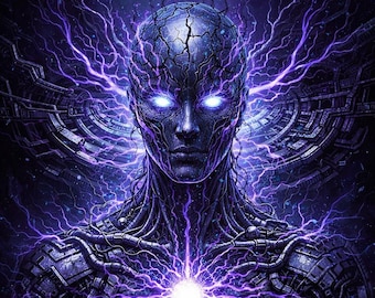 Neural Chaos Evolution Coloring Book | Surreal Mind Bending Art (Digital Download)