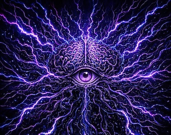 Neural Chaos Adult Coloring Book | Dark Dimensions, Mind Bending Art (PDF Download)