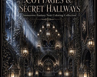 Castlecore Cottages & Secret Hallways Coloring Book PDF