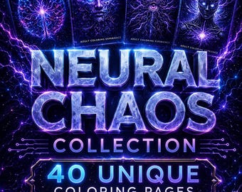 Neural Chaos Coloring Bundle PDF, Coloring Pages Collection