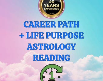 Lectures d'astrologie personnalisées : cheminement de carrière et objectif de vie : analyse du thème natal