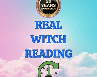 Witch Detailed Reading: Same Hour, Psychic Insight, No Sugar Coating, Honest Guidance