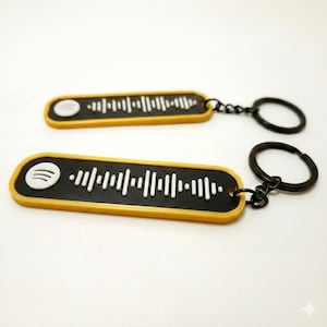 Personalized Spotify Keychain: Custom Scannable Music Gift