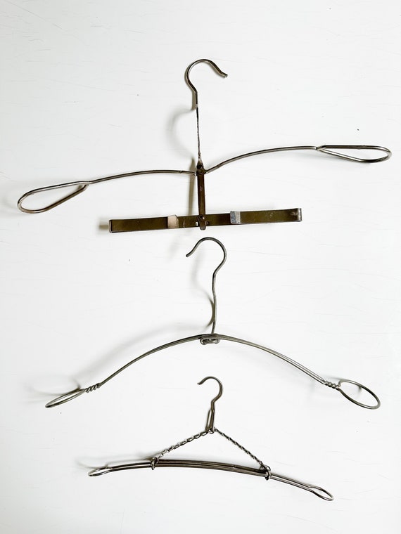 アンティーク1920-30's Folding Hanger2個セット Vintage RARE PULLMAN Wooden Coat Hanger 1920's 30's | eBay