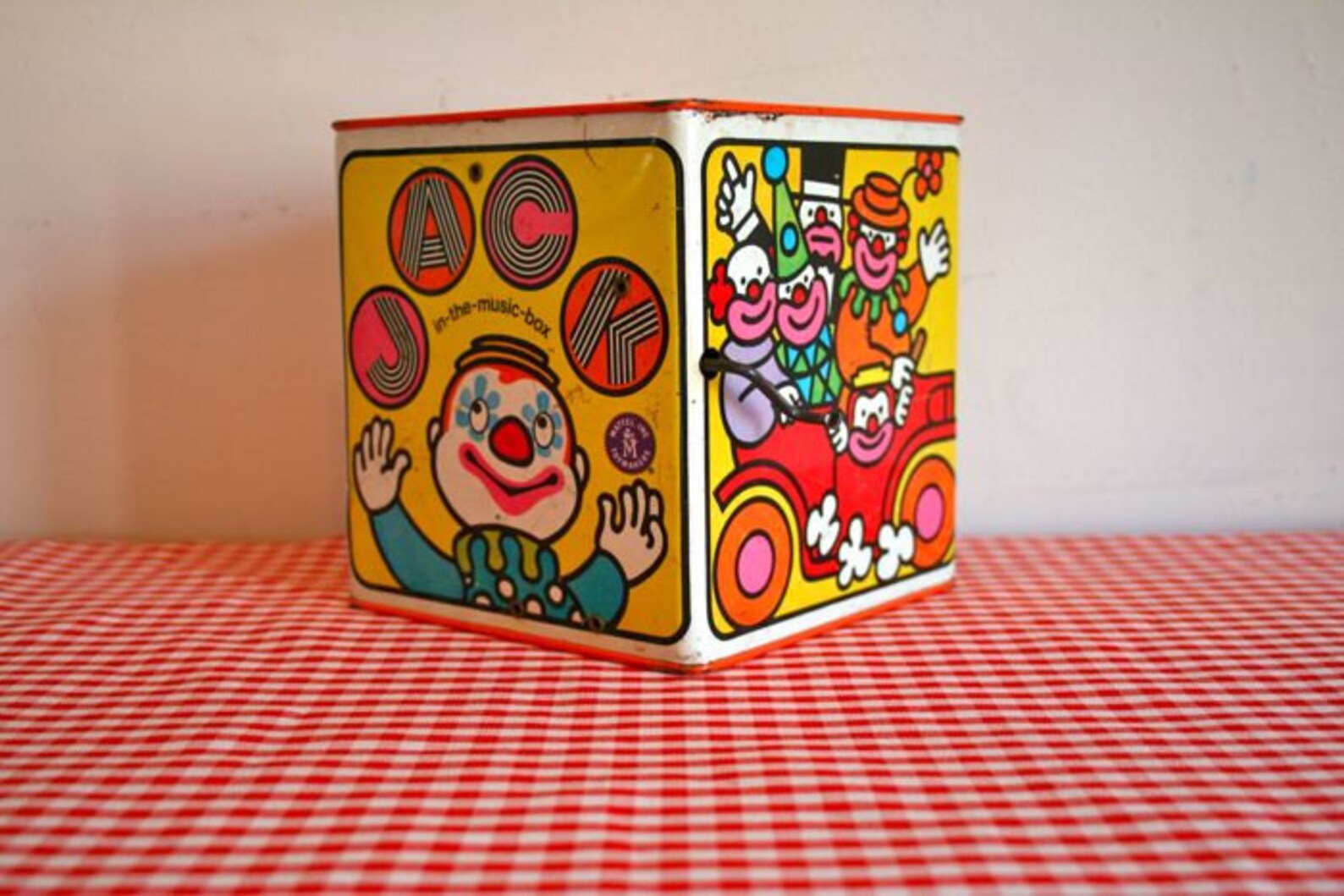 vintage mattel jack in the music box