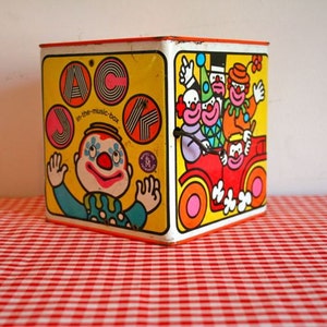 vintage mattel jack in the music box