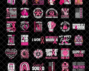 Breast Cancer Awareness Png, Boho Floral Breast Cancer Png, In October We Wear Pink Png, Awareness Ribbon Png, Coquette Png, Pink Ribbon