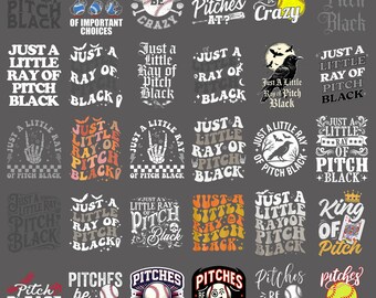 Just A Little Ray of Pitch Png, Funny Skeleton Bats Shirt Design, Halloween Girly Png, Black Cat Png, Spooky Ghost Png