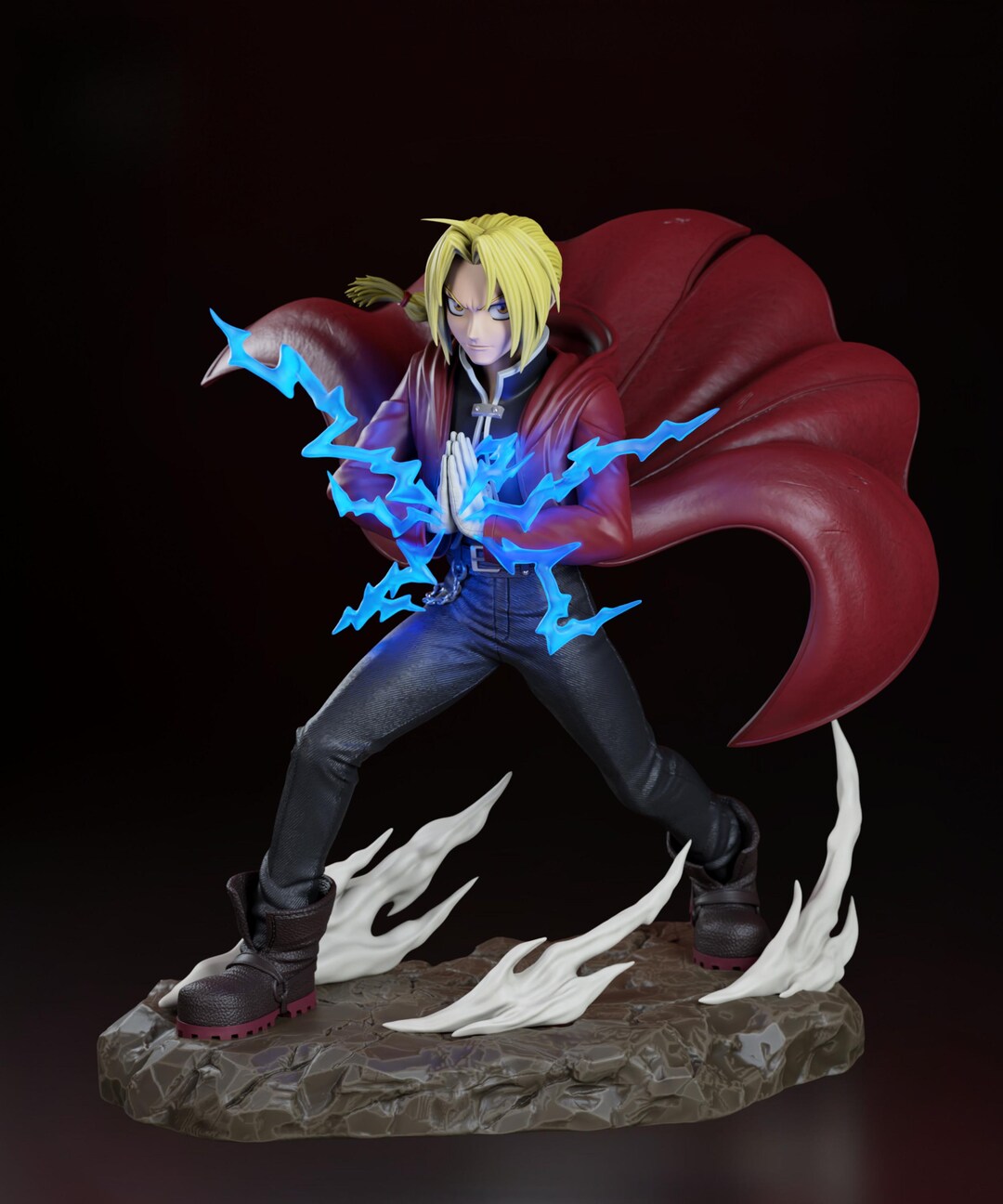 Fullmetal Alchemist – Edward Elric | Alchemy Resolve STL Statue | 3D ...