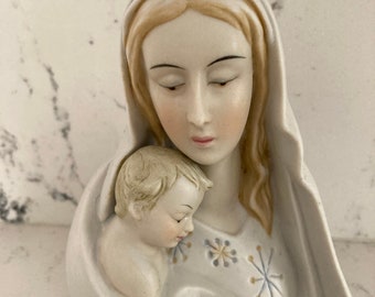 Vintage Mary and Child Figurine