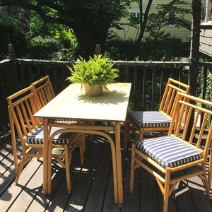 Bamboo/Rattan Dining Set, Bamboo Dining Set, Rattan Dining Set, image 1