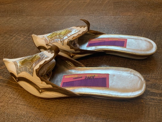 Susan Bennis Warren Edwards Slides Slippers - image 6