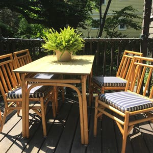 Bamboo/Rattan Dining Set, Bamboo Dining Set, Rattan Dining Set, image 2