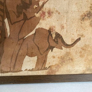 1970's Batik Elephant Artwork image 2