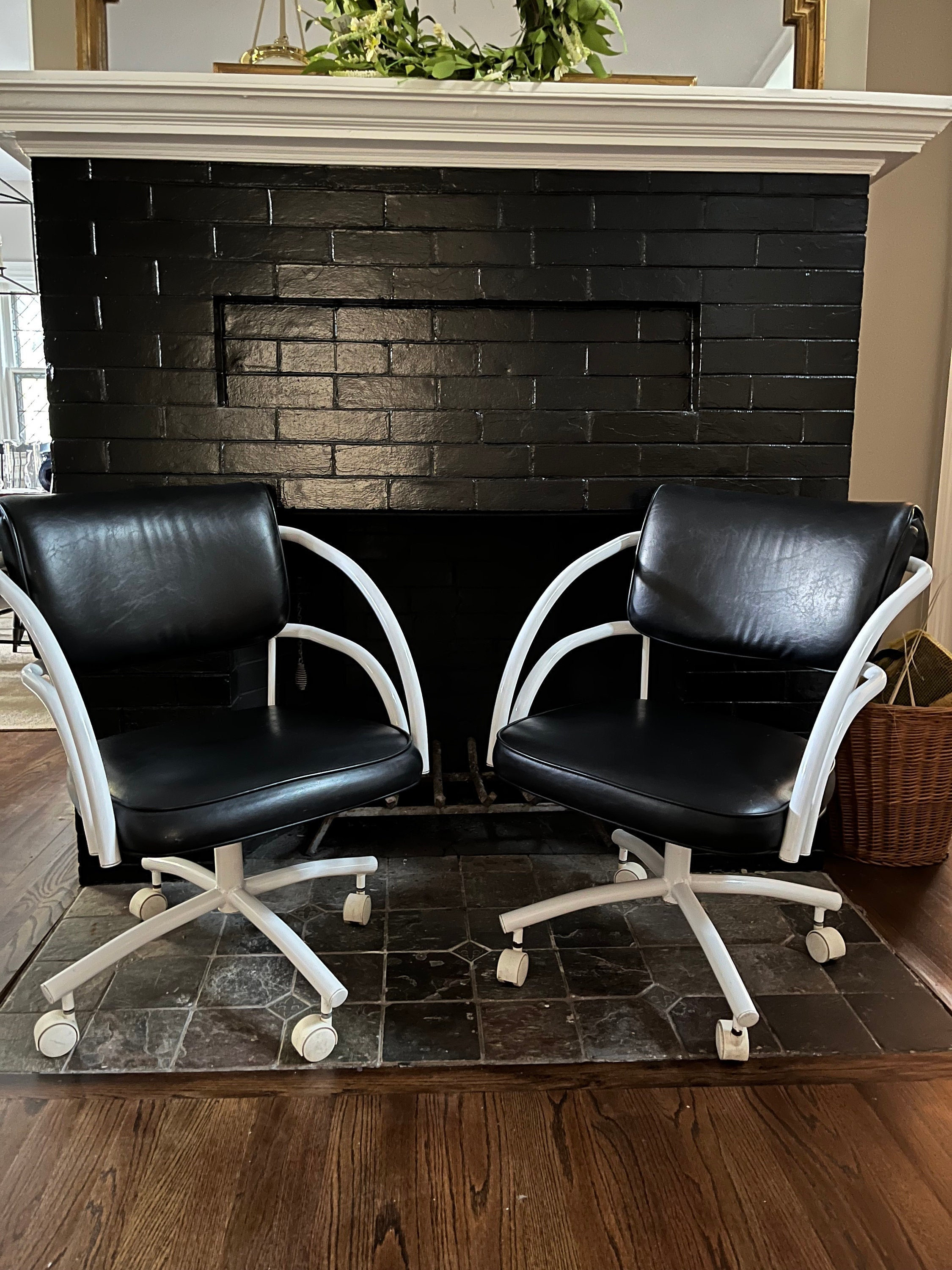 Used kitchen chairs on rollers new arrivals