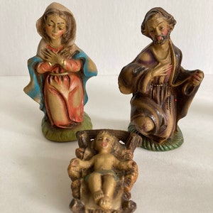 Vintage Italian Nativity Set image 3
