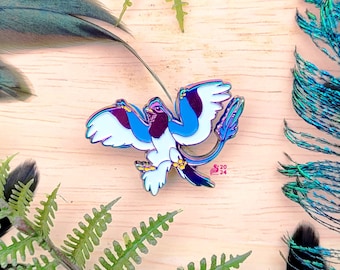 Microraptor Anodized Soft Enamel Pin