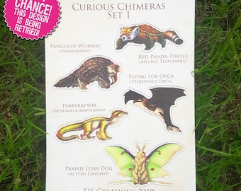 Curious Chimeras Magnet Sheet