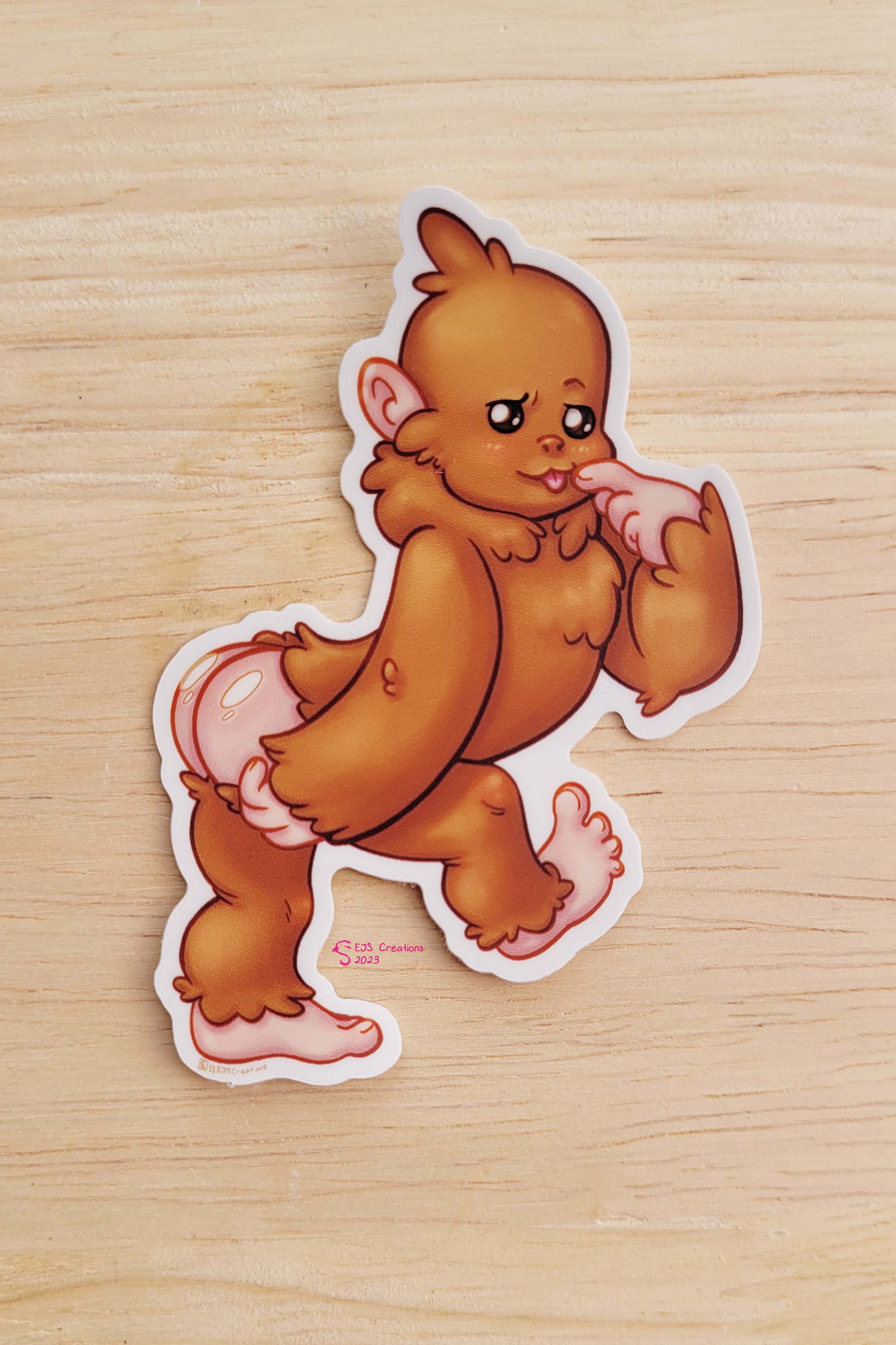 Squatchlet Sticker Sasquatch Vinyl Sticker - Etsy