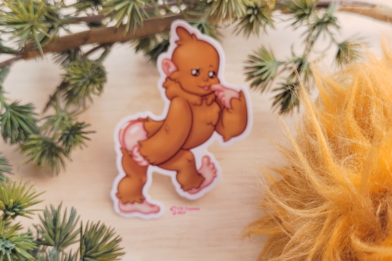 Squatchlet Sticker Sasquatch Vinyl Sticker - Etsy