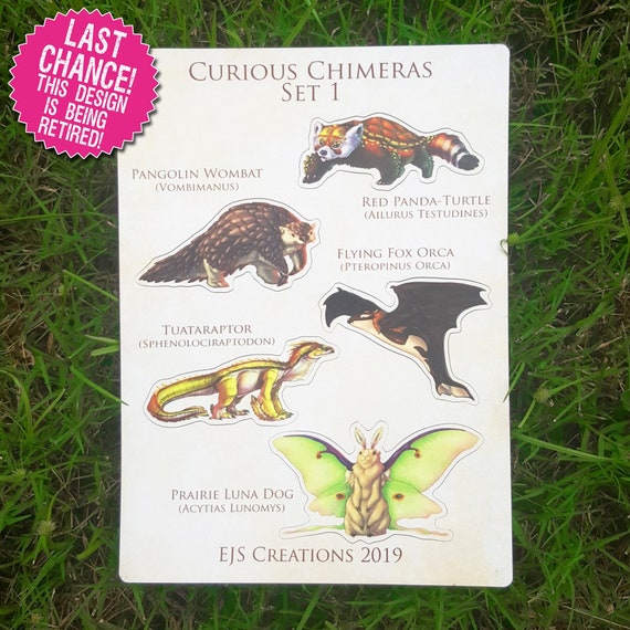 Curious Chimeras Magnet Sheet