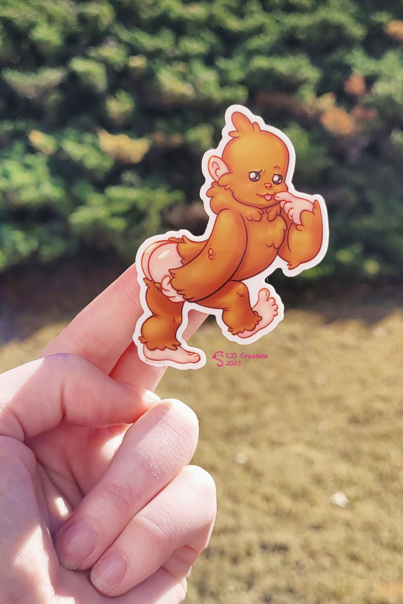 Squatchlet Sticker Sasquatch Vinyl Sticker - Etsy