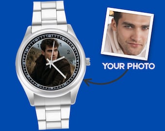 Esfera de reloj personalizada, estilo naturaleza // El mejor regalo personalizado