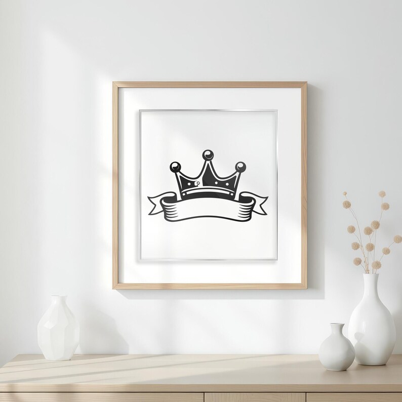 Three Point Crown Shape 3 Point Crown SVG Bundle, 40 Royal Crown Silhouette Designs, King Tiara ...