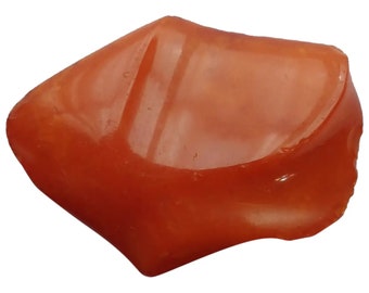 Vintage Russian Baltic Amber Brooch - Butterscotch Amber Pin