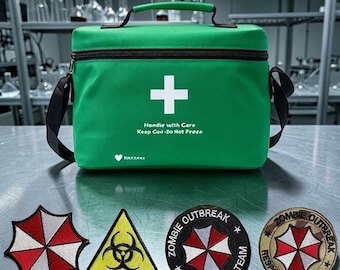 Sacoche de premiers secours pour cosplay de Bryan (Resident Evil), sac bandoulière vert foncé, étui de transport médical Lightfoot pour Halloween